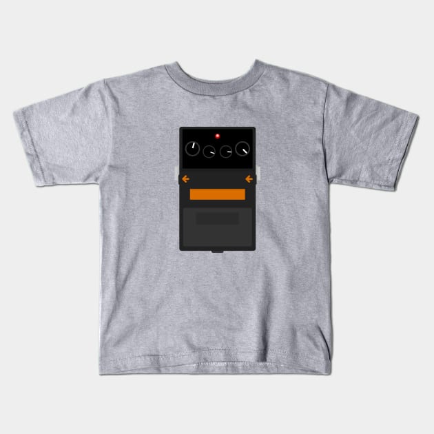 Boss MT-2 Guitar Pedal Kids T-Shirt by d13design